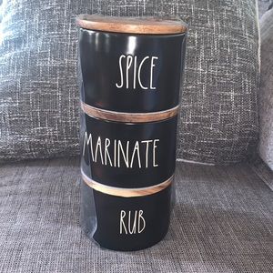 Set of 3 Rae Dunn canisters